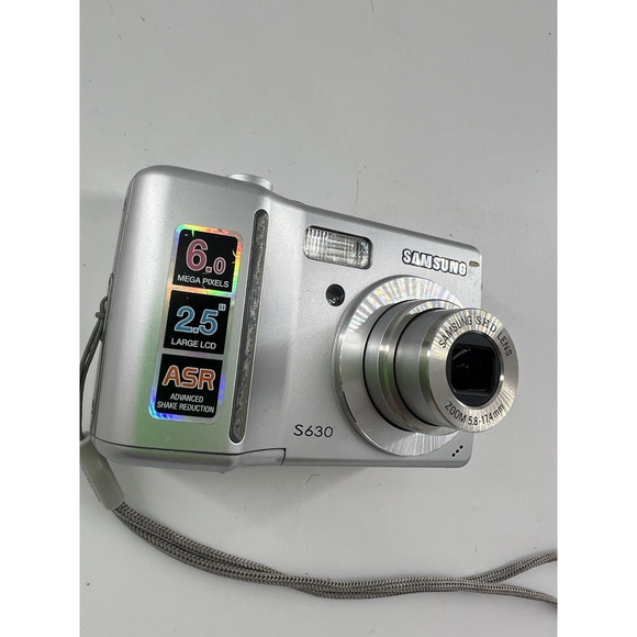 Samsung Digimax S630 6.0MP Compact Digital Camera Silver Photography Tested - Picture 7 of 7